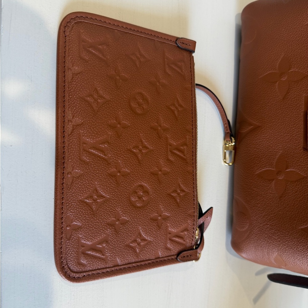 Louis Vuitton Tan Embossed Shoulder Bag - Picture 6 of 11